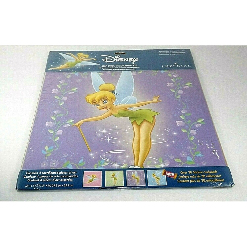 Disney Tinker Bell Self Stick Decorating Kit Over 30 Removable Stickers Imperial